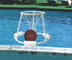 Swimming pool water game basketball