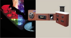 Hot tub and Spa jazz movie theatre bar