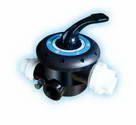 Side mount multi port valve S 2 inch valve with pressure gauge