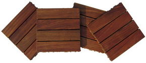 Jatoba wood deck